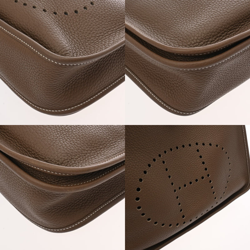 HERMES エルメス エヴリン3 PM エトゥープ Y刻印(2020年頃) ユニセックス トリヨンクレマンス ショルダーバッグ ABランク 中古 銀蔵