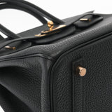 HERMES エルメス バーキン 30 ブラック D刻印(2019年頃)  レディース トゴ ハンドバッグ Aランク 中古 銀蔵