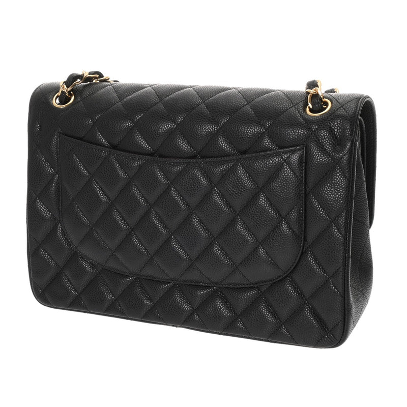 CHANEL シャネル マトラッセ チェーンショルダー 30cm ブラック A58600 レディース キャビアスキン ショルダーバッグ Aランク 中古 銀蔵