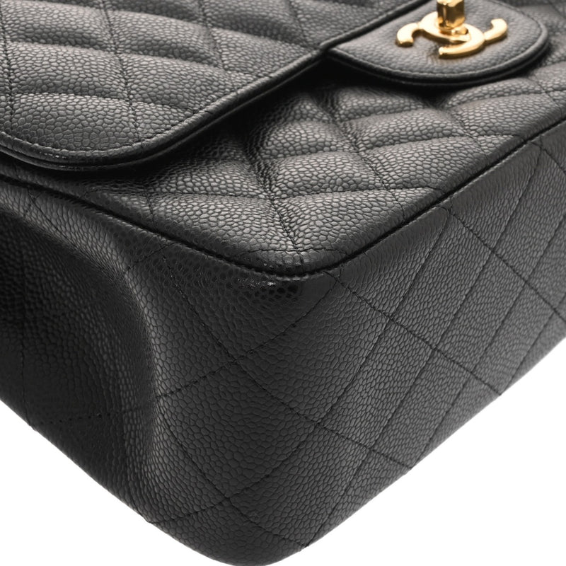 CHANEL シャネル マトラッセ チェーンショルダー 30cm ブラック A58600 レディース キャビアスキン ショルダーバッグ Aランク 中古 銀蔵