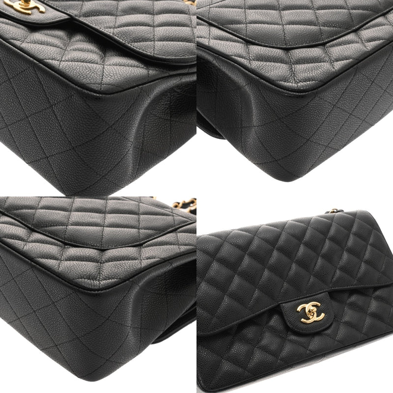 CHANEL シャネル マトラッセ チェーンショルダー 30cm ブラック A58600 レディース キャビアスキン ショルダーバッグ Aランク 中古 銀蔵