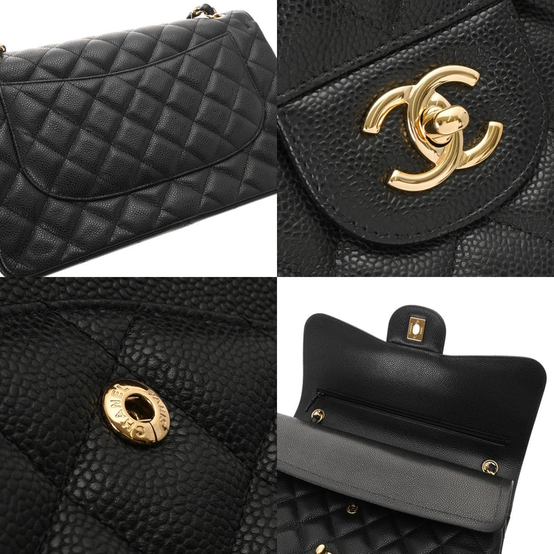 CHANEL シャネル マトラッセ チェーンショルダー 30cm ブラック A58600 レディース キャビアスキン ショルダーバッグ Aランク 中古 銀蔵