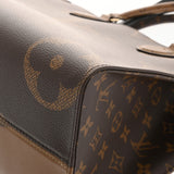 LOUIS VUITTON ルイヴィトン モノグラムリバース オンザゴー MM ブラウン M45321 レディース モノグラムキャンバス ハンドバッグ Aランク 中古 銀蔵