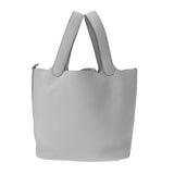 HERMES エルメス ピコタン ロック MM ブルーペール Z刻印(2021年頃) レディース トリヨンクレマンス ハンドバッグ 新同 中古 銀蔵