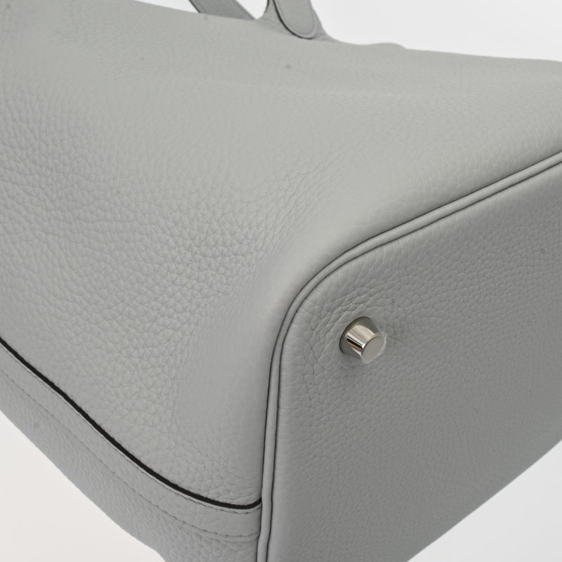 HERMES エルメス ピコタン ロック MM ブルーペール Z刻印(2021年頃) レディース トリヨンクレマンス ハンドバッグ 新同 中古 銀蔵