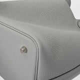 HERMES エルメス ピコタン ロック MM ブルーペール Z刻印(2021年頃) レディース トリヨンクレマンス ハンドバッグ 新同 中古 銀蔵