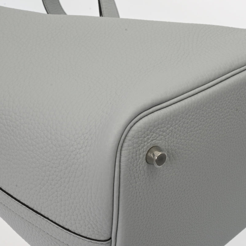 HERMES エルメス ピコタン ロック MM ブルーペール Z刻印(2021年頃) レディース トリヨンクレマンス ハンドバッグ 新同 中古 銀蔵