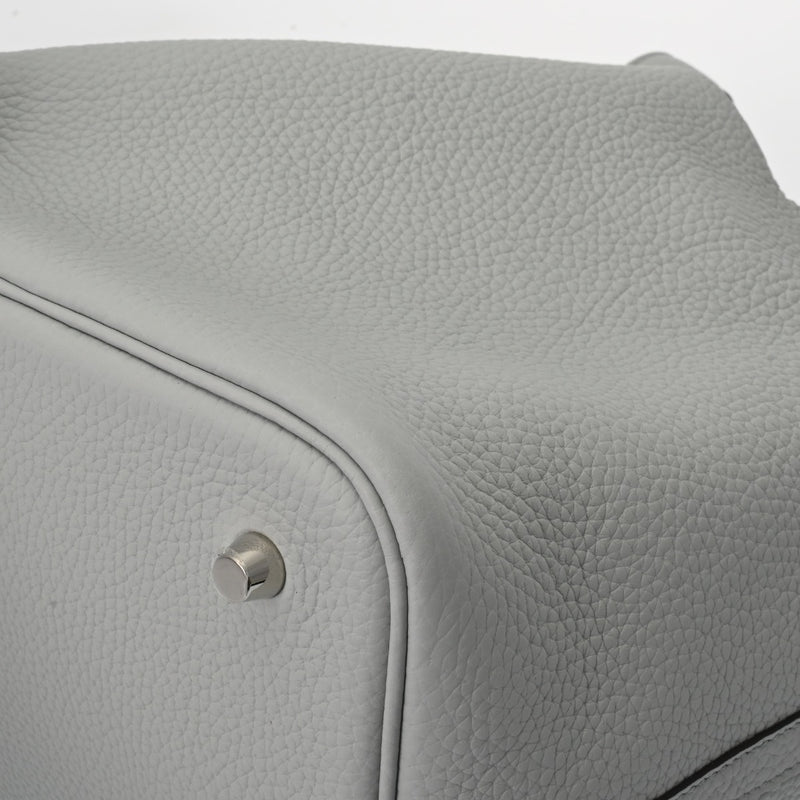 HERMES エルメス ピコタン ロック MM ブルーペール Z刻印(2021年頃) レディース トリヨンクレマンス ハンドバッグ 新同 中古 銀蔵