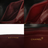 CHANEL シャネル マトラッセ ダイアナ 25cm チェーンショルダー ブラック A01165 レディース ラムスキン ショルダーバッグ Aランク 中古 銀蔵