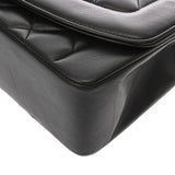 CHANEL シャネル マトラッセ ダイアナ 25cm チェーンショルダー ブラック A01165 レディース ラムスキン ショルダーバッグ Aランク 中古 銀蔵