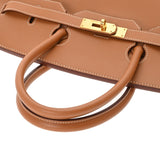 HERMES エルメス バーキン 35 ナチュラル □F刻印(2002年頃) ユニセックス ヴォーシャモニー ハンドバッグ Aランク 中古 銀蔵