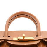 HERMES エルメス バーキン 35 ナチュラル □F刻印(2002年頃) ユニセックス ヴォーシャモニー ハンドバッグ Aランク 中古 銀蔵