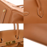 HERMES エルメス バーキン 35 ナチュラル □F刻印(2002年頃) ユニセックス ヴォーシャモニー ハンドバッグ Aランク 中古 銀蔵