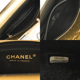 CHANEL シャネル マトラッセ チェーンショルダー Wフラップ ブラック レディース ラムスキン ショルダーバッグ ABランク 中古 銀蔵