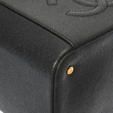 CHANEL シャネル バニティバッグ 2WAY ブラック レディース キャビアスキン バニティバッグ ABランク 中古 銀蔵