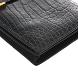 HERMES エルメス ベアンスフレ ブルーマリン X刻印(2016年頃) レディース アリゲーターマット 長財布 Bランク 中古 銀蔵