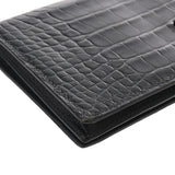 HERMES エルメス ベアンスフレ ブルーマリン X刻印(2016年頃) レディース アリゲーターマット 長財布 Bランク 中古 銀蔵