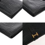 HERMES エルメス ベアンスフレ ブルーマリン X刻印(2016年頃) レディース アリゲーターマット 長財布 Bランク 中古 銀蔵