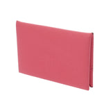 HERMES エルメス カルヴィ ローズアザレ W刻印(2024年頃) ユニセックス ヴォーエプソン カードケース Aランク 中古 銀蔵