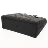CHRISTIAN DIOR クリスチャンディオール レディディオール ラージ ブラック M0566SLOI_M989 レディース ウルトラマットカーフ ハンドバッグ Aランク 中古 銀蔵