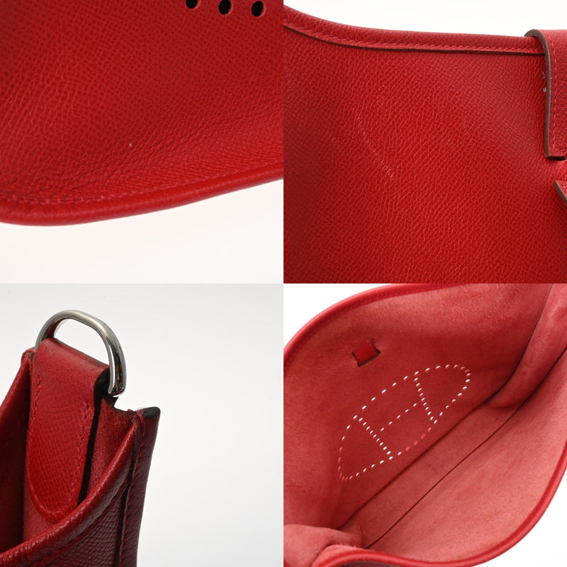 HERMES エルメス エブリン エヴリン3 PM ルージュカザック □P刻印(2012年頃) ユニセックス ヴォーエプソン ショルダーバッグ ABランク 中古 銀蔵