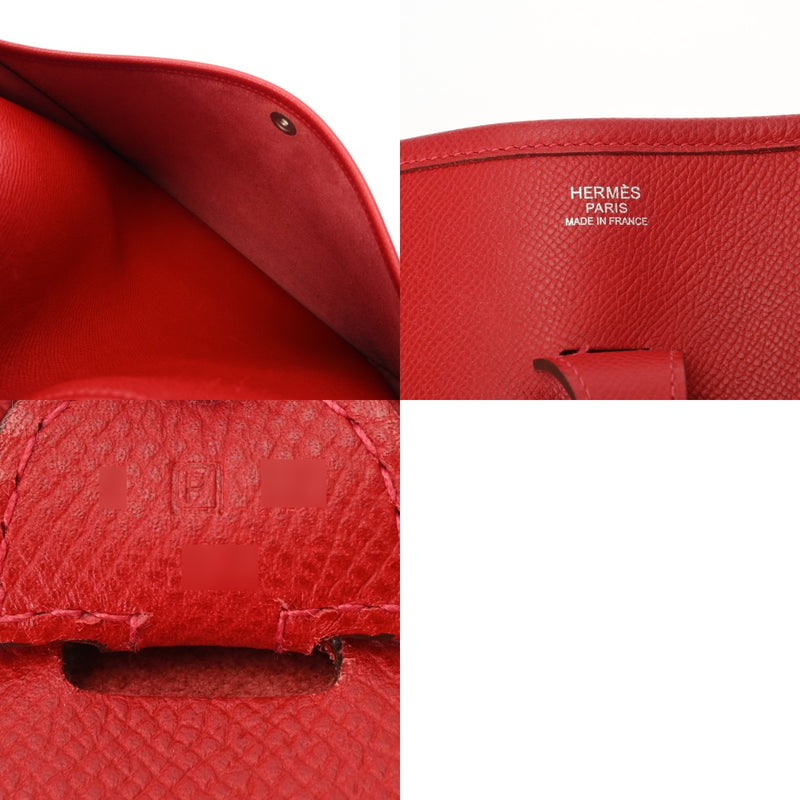 HERMES エルメス エブリン エヴリン3 PM ルージュカザック □P刻印(2012年頃) ユニセックス ヴォーエプソン ショルダーバッグ ABランク 中古 銀蔵