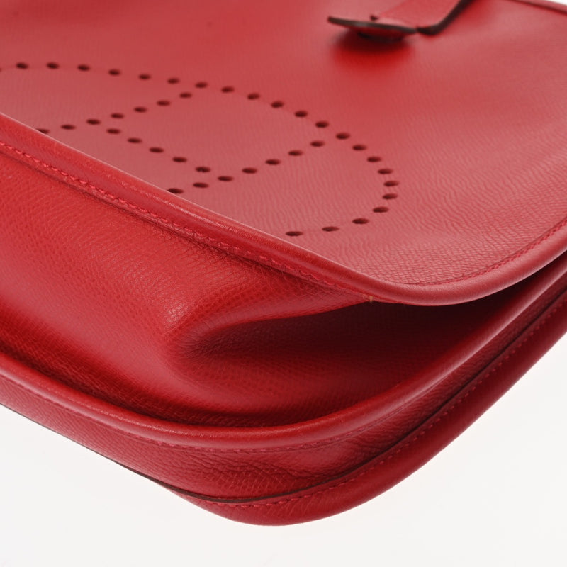 HERMES エルメス エブリン エヴリン3 PM ルージュカザック □P刻印(2012年頃) ユニセックス ヴォーエプソン ショルダーバッグ ABランク 中古 銀蔵