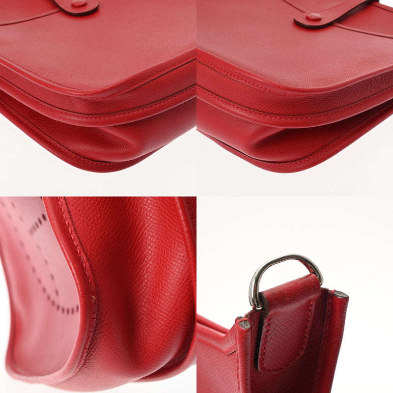 HERMES エルメス エブリン エヴリン3 PM ルージュカザック □P刻印(2012年頃) ユニセックス ヴォーエプソン ショルダーバッグ ABランク 中古 銀蔵