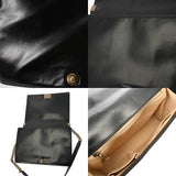 CHANEL シャネル ボーイシャネル チェーンショルダー ラージ ブラック レディース カーフ ショルダーバッグ Aランク 中古 銀蔵