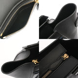 CELINE セリーヌ ラゲージ マイクロショッパー カラーステッチ ブラック 189793 レディース スムースカーフ ハンドバッグ ABランク 中古 銀蔵