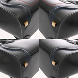 CELINE セリーヌ ラゲージ マイクロショッパー カラーステッチ ブラック 189793 レディース スムースカーフ ハンドバッグ ABランク 中古 銀蔵