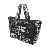 BALENCIAGA バレンシアガ バルベス スモール グラフィティ ブラック ホワイト 671404 ユニセックス カーフ 2WAYバッグ ABランク 中古 銀蔵