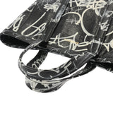 BALENCIAGA バレンシアガ バルベス スモール グラフィティ ブラック ホワイト 671404 ユニセックス カーフ 2WAYバッグ ABランク 中古 銀蔵