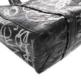 BALENCIAGA バレンシアガ バルベス スモール グラフィティ ブラック ホワイト 671404 ユニセックス カーフ 2WAYバッグ ABランク 中古 銀蔵