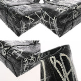 BALENCIAGA バレンシアガ バルベス スモール グラフィティ ブラック ホワイト 671404 ユニセックス カーフ 2WAYバッグ ABランク 中古 銀蔵