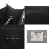 BALENCIAGA バレンシアガ ハードウェアトート ミディアム 2WAY ブラック 671400 レディース キャンバス レザー トートバッグ ABランク 中古 銀蔵