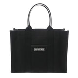 BALENCIAGA バレンシアガ ハードウェアトート ミディアム 2WAY ブラック 671400 レディース キャンバス レザー トートバッグ ABランク 中古 銀蔵