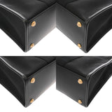 BALENCIAGA バレンシアガ ハードウェアトート ミディアム 2WAY ブラック 671400 レディース キャンバス レザー トートバッグ ABランク 中古 銀蔵