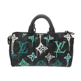 LOUIS VUITTON ルイヴィトン モノグラムエクリプス キーポル バンドリエール 25 LVグラフィティヴェール 黒 M21399 メンズ モノグラムキャンバス ハンドバッグ Aランク 中古 銀蔵