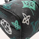 LOUIS VUITTON ルイヴィトン モノグラムエクリプス キーポル バンドリエール 25 LVグラフィティヴェール 黒 M21399 メンズ モノグラムキャンバス ハンドバッグ Aランク 中古 銀蔵
