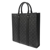 LOUIS VUITTON ルイヴィトン モノグラムエクリプス サックプラ ブラック M46452 メンズ モノグラムキャンバス ハンドバッグ Aランク 中古 銀蔵