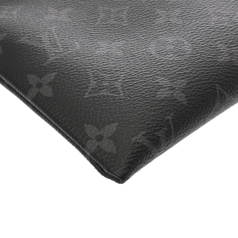 LOUIS VUITTON ルイヴィトン モノグラムエクリプス ポシェット トゥ ゴー ブラック M81569 メンズ モノグラムキャンバス セカンドバッグ Aランク 中古 銀蔵