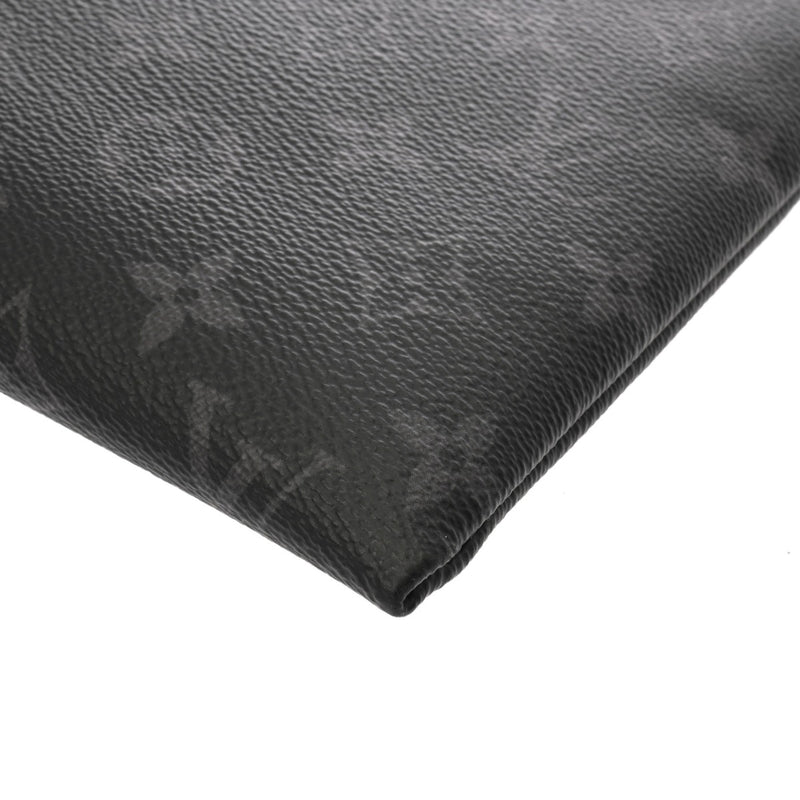 LOUIS VUITTON ルイヴィトン モノグラムエクリプス ポシェット トゥ ゴー ブラック M81569 メンズ モノグラムキャンバス セカンドバッグ Aランク 中古 銀蔵