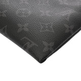 LOUIS VUITTON ルイヴィトン モノグラムエクリプス ポシェット トゥ ゴー ブラック M81569 メンズ モノグラムキャンバス セカンドバッグ Aランク 中古 銀蔵