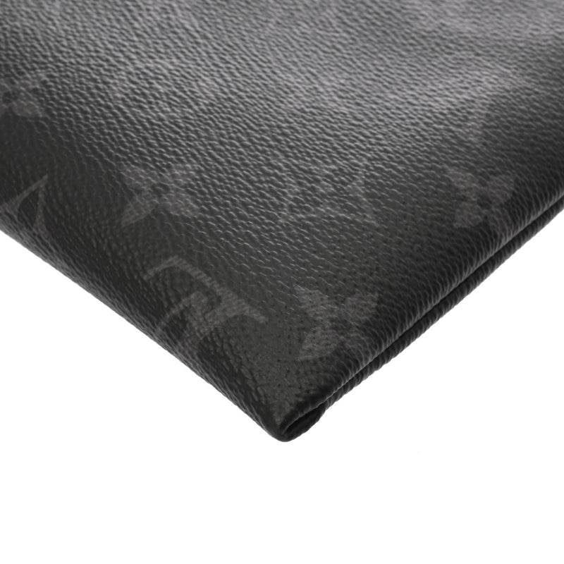 LOUIS VUITTON ルイヴィトン モノグラムエクリプス ポシェット トゥ ゴー ブラック M81569 メンズ モノグラムキャンバス セカンドバッグ Aランク 中古 銀蔵