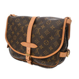 LOUIS VUITTON ルイヴィトン モノグラム ソミュール 30 ブラウン M42256 レディース モノグラムキャンバス ショルダーバッグ ABランク 中古 銀蔵