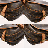 LOUIS VUITTON ルイヴィトン モノグラム ソミュール 30 ブラウン M42256 レディース モノグラムキャンバス ショルダーバッグ ABランク 中古 銀蔵