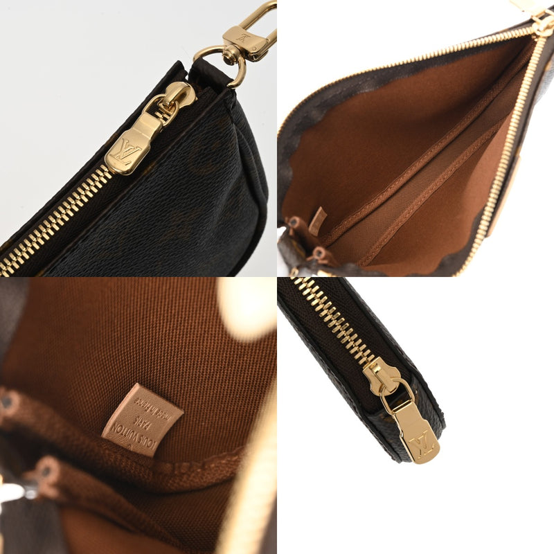 LOUIS VUITTON ルイヴィトン モノグラム ミュルティ ポシェットアクセソワール ローズクレール M44840 レディース モノグラムキャンバス ショルダーバッグ Aランク 中古 銀蔵