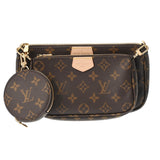 LOUIS VUITTON ルイヴィトン モノグラム ミュルティ ポシェットアクセソワール ローズクレール M44840 レディース モノグラムキャンバス ショルダーバッグ Aランク 中古 銀蔵
