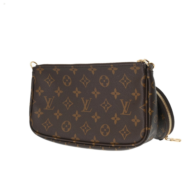 LOUIS VUITTON ルイヴィトン モノグラム ミュルティ ポシェットアクセソワール ローズクレール M44840 レディース モノグラムキャンバス ショルダーバッグ Aランク 中古 銀蔵